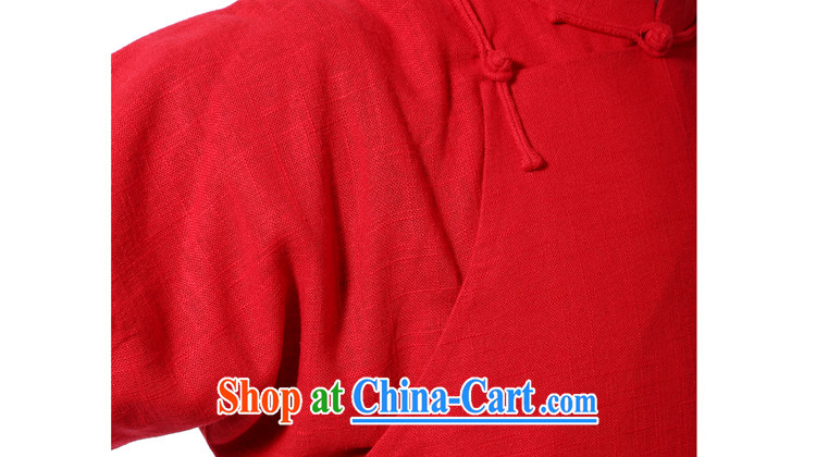 First Chinese men's Spring and Autumn and crosstalk the gown and show new Chinese wedding groom serving Chinese style, for the howling ghost flax Youth Arts high-end dress red linen robe 3XL new pre-sale 5 Day Shipping pictures, price, brand platters! Elections are good character, the national distribution, so why buy now enjoy more preferential! Health