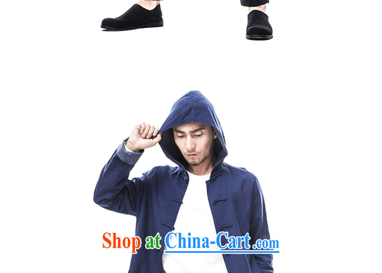 Dan Jie Shi jacket men's 2015 male Tang with the Snap hoodie retro ethnic wind jacket men and peacock blue XXXL pictures, price, brand platters! Elections are good character, the national distribution, so why buy now enjoy more preferential! Health