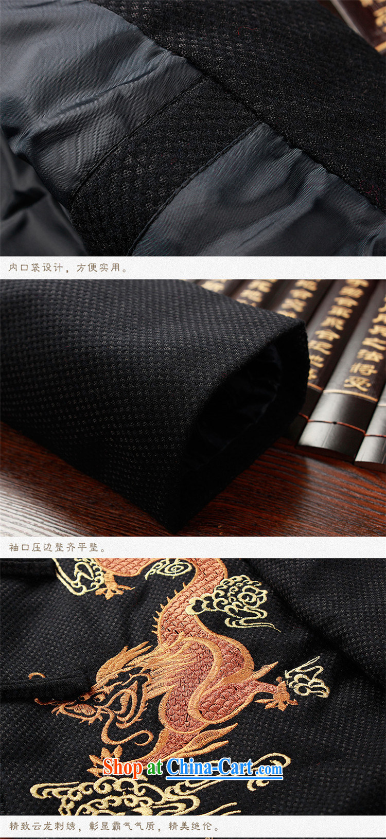 Products HANNIZI quality cotton Ma men Chinese dragon jacket China wind men's jackets jacket during the republic of smock Silver Dragon 185 pictures, price, brand platters! Elections are good character, the national distribution, so why buy now enjoy more preferential! Health