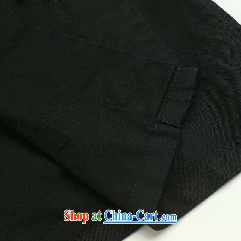 Products HUNNZ new classical Chinese style men's Chinese old napped long-sleeved shirt, and for the charge-back national costumes black 180, HUNNZ, shopping on the Internet