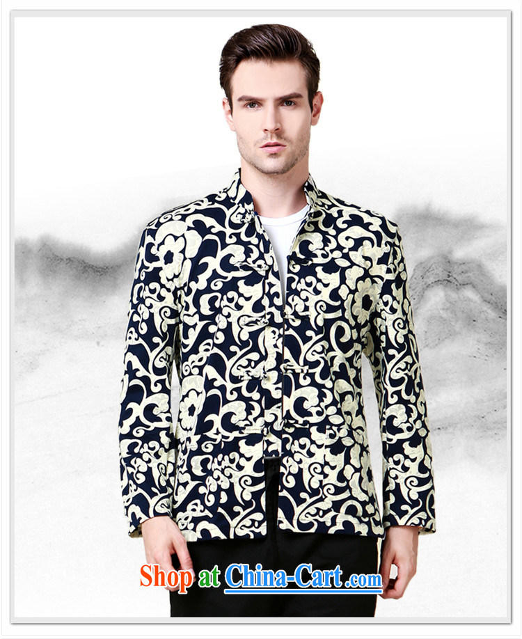 Products HANNIZI men Tang jackets classical Chinese style 3 D color stamp duty, for the charge-back Chinese men's long-sleeved men's black 185 pictures, price, brand platters! Elections are good character, the national distribution, so why buy now enjoy more preferential! Health