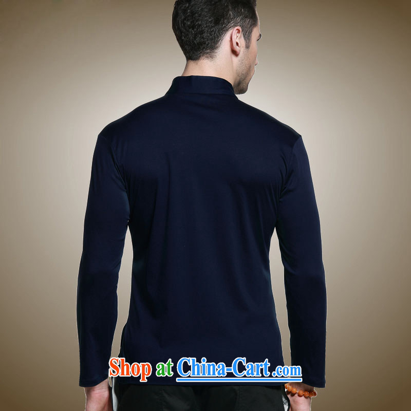 Products HANNIZI classical beauty tang on long-sleeved shirt China wind up for the charge-back shirts natural cotton the male jacket dark blue 185, Korea, (hannizi), and, on-line shopping