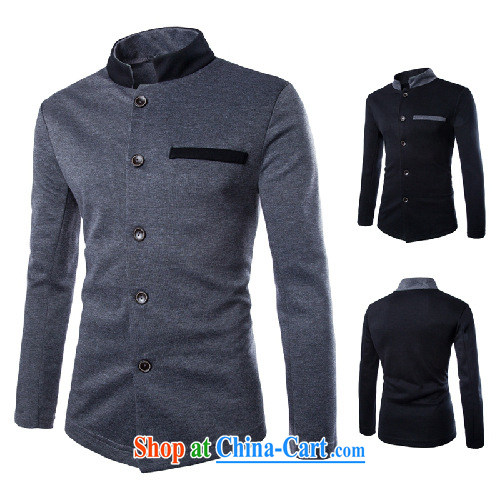 Dan Jie Shi (DANJIESHI) 2015 youth lounge trendy knocked color smock for foreign trade and leisure jacket men's jacket black XXL pictures, price, brand platters! Elections are good character, the national distribution, so why buy now enjoy more preferential! Health