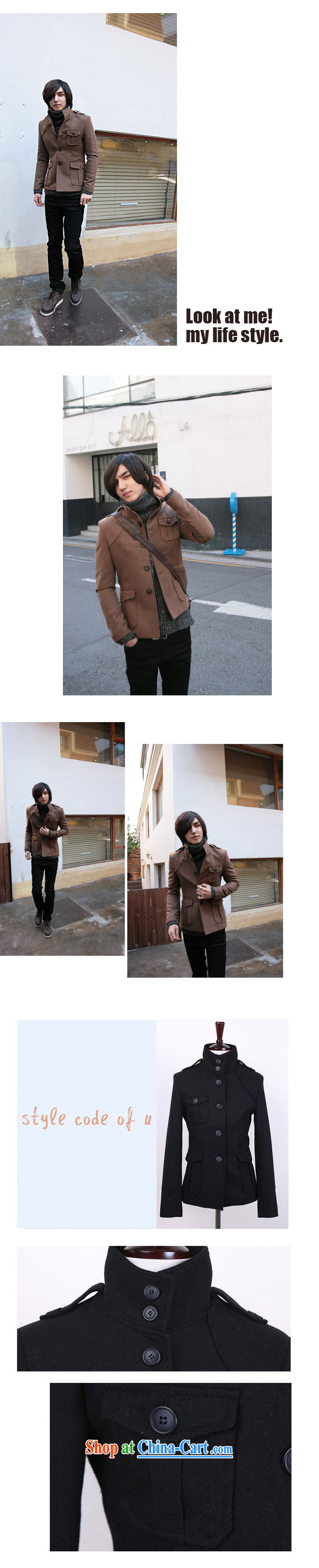 Dan Jie Shi (DANJIESHI) 2015 stylish autumn and winter with new men's jackets, Japan, and South Korea edition jacket beauty hair? The Generalissimo stylish lounge coffee L pictures, price, brand platters! Elections are good character, the national distribution, so why buy now enjoy more preferential! Health