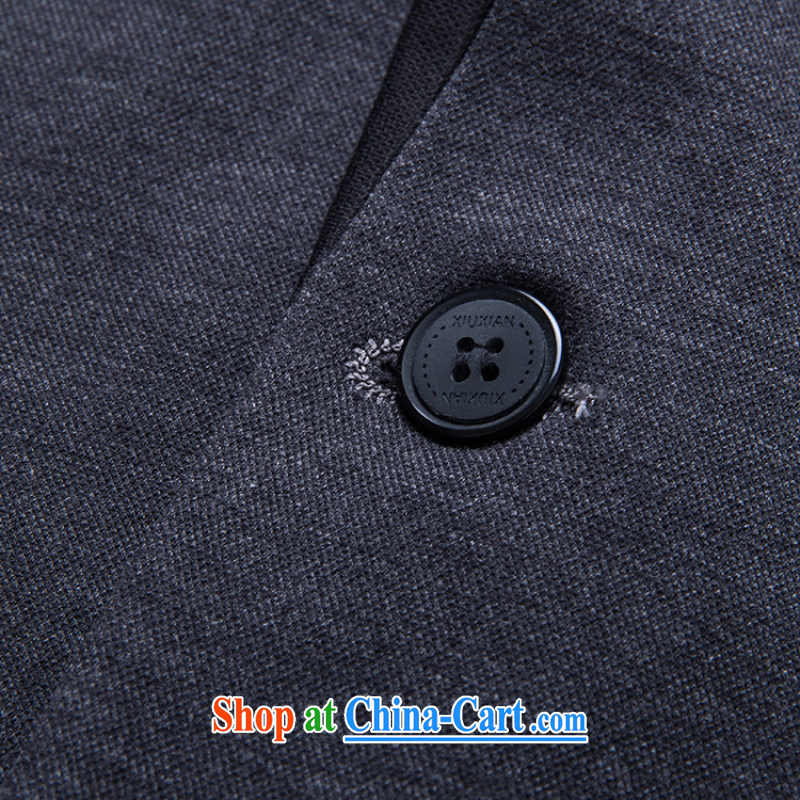 Dan Jie Shi (DANJIESHI) 2015 trendy men and smock collar small suit Male version has the jacket casual jacket black XL, Dan Jie Shi (DAN JIE SHI), online shopping