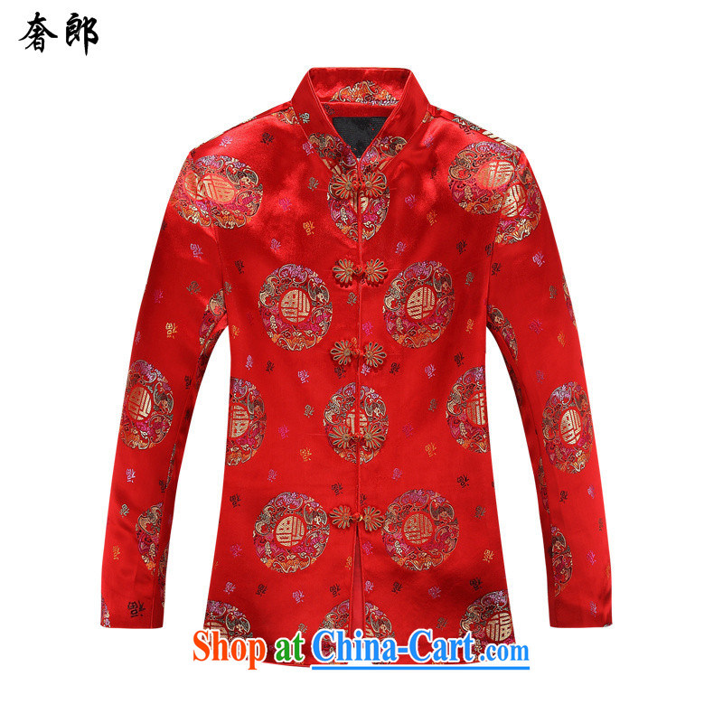 Luxury health 2015 new couples Chinese male jacket in spring older persons smock long-sleeved T-shirt, clothing and leisure jacket with Grandpa 88,018 women T-shirt 190