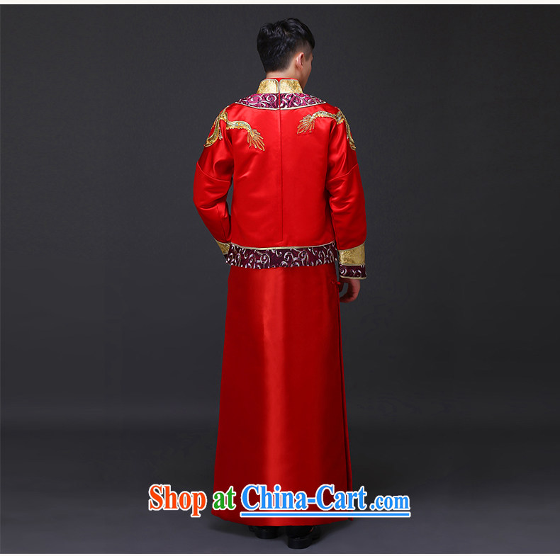 Imperial Land advisory committee Sau Wo service men and the Chinese men's wedding dresses new unbroken bows dresses of the Chinese classical smock wedding package clothing a S pictures, price, brand platters! Elections are good character, the national distribution, so why buy now enjoy more preferential! Health