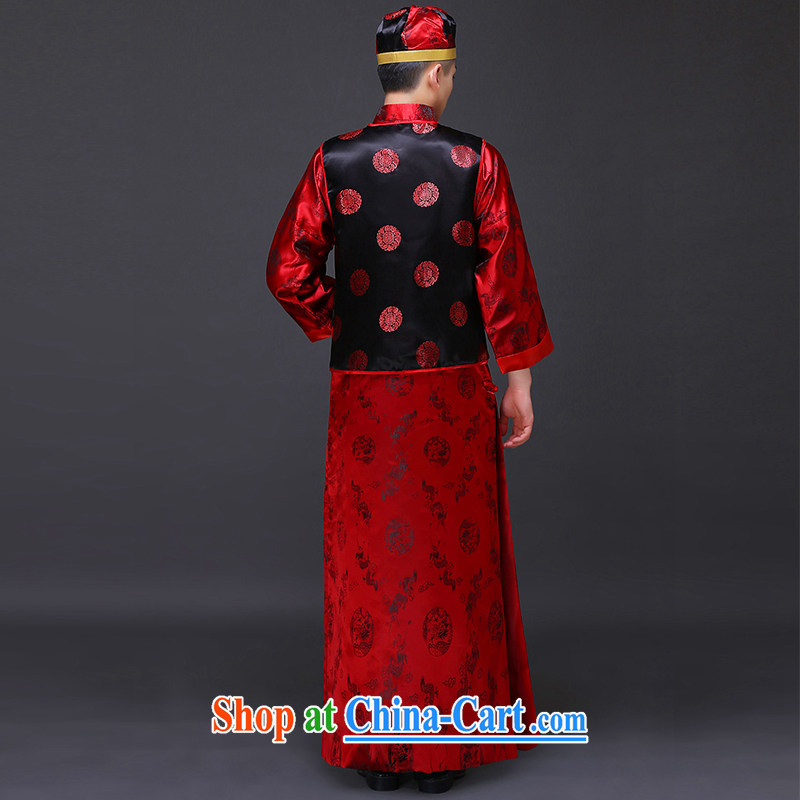 Imperial Land advisory committee Sau Wo service men's Chinese wedding new unbroken service toast wedding dresses and Sau Wo service costumes happy marriage of the groom's clothing a L, Royal Land advisory committee, and, on-line shopping