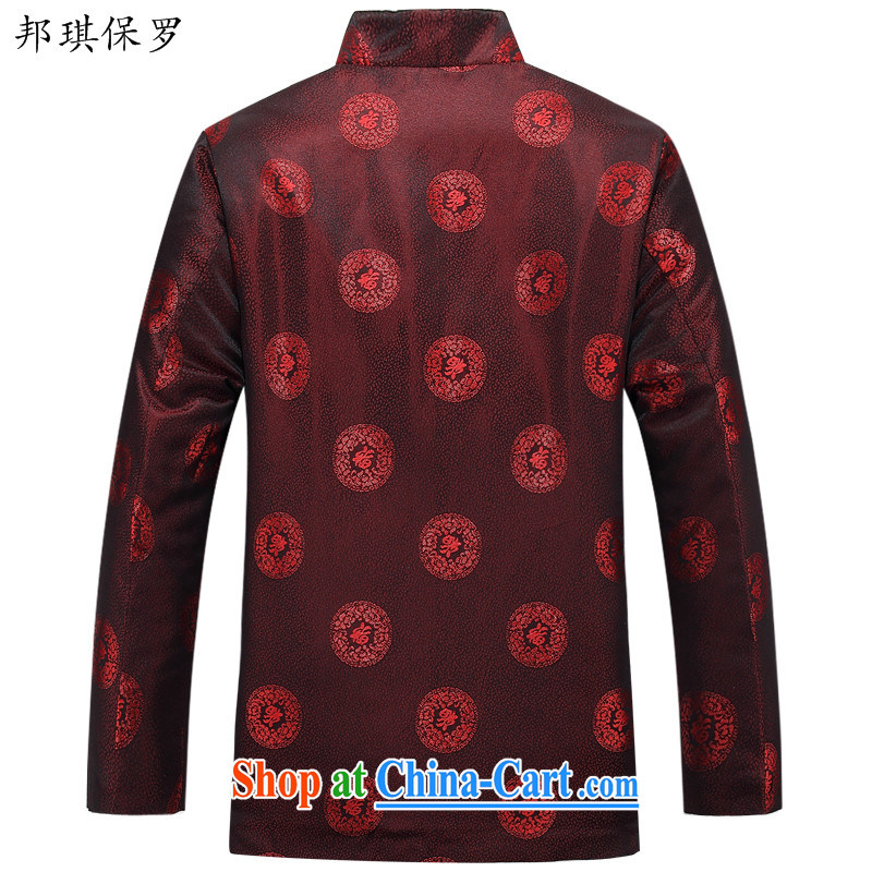 Bong-ki Paul spring older people happy Chinese elderly people long-sleeved jacket tang on men and older persons in couples Tang replace spring Jacket - 88,030 88,030 men, 170, Paul Angel, shopping on the Internet