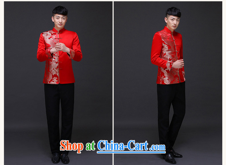 Imperial Land advisory committee Sau Wo service men and the groom's Chinese Chinese wedding dress long-grain-su Wo service men and the groom loaded men costumes costume show and T-shirt A S pictures, price, brand platters! Elections are good character, the national distribution, so why buy now enjoy more preferential! Health