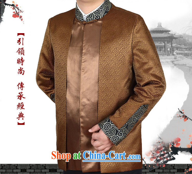 The chestnut mouse Autumn with new Chinese men's long-sleeved men Tang jackets jacket men and Ho Kim XXXL pictures, price, brand platters! Elections are good character, the national distribution, so why buy now enjoy more preferential! Health