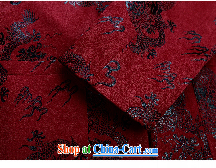 Ming Emperor, and autumn and winter Chinese elderly in his father's grandfather Chinese Tang jackets retro Ethnic Wind Dragon pattern birthday banquet, etc. leisure gift wine red 190 pictures, price, brand platters! Elections are good character, the national distribution, so why buy now enjoy more preferential! Health