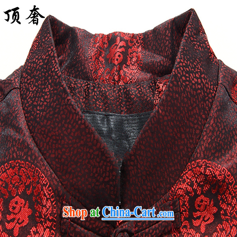 Top Luxury China wind spring and fall couples with Chinese men and women, elderly people and the Chinese wedding ceremony clothing improved elderly golden the life long-sleeved jacket 806 men, red T-shirt 180 women, and with the top luxury, shopping on th