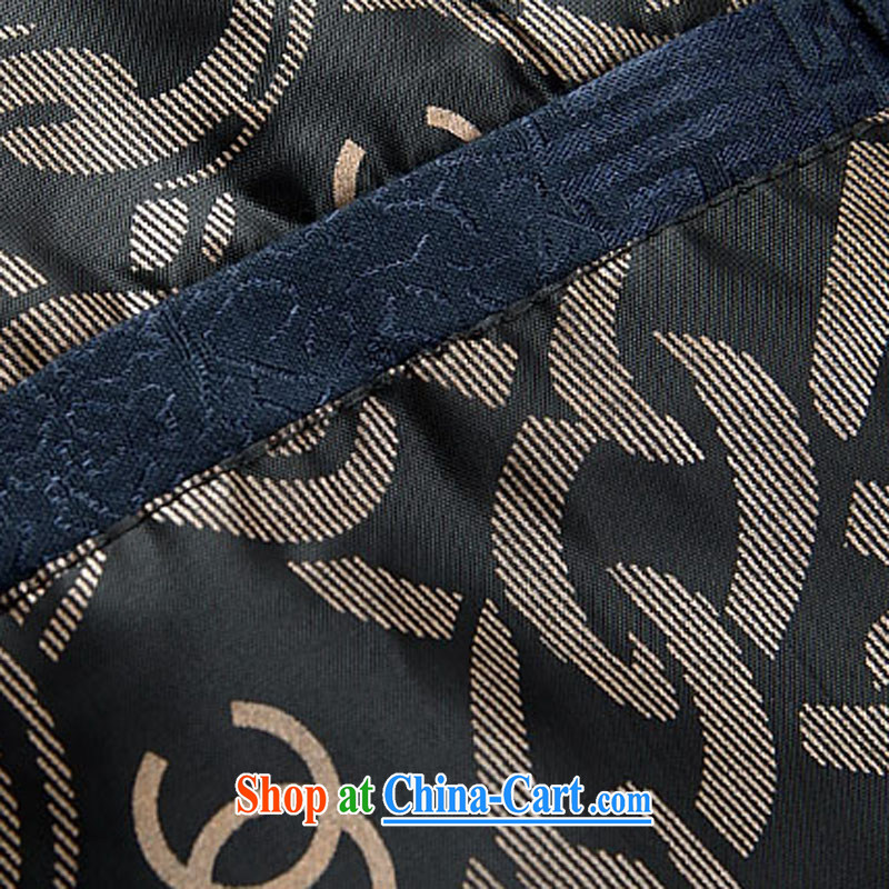 The chestnut mouse new kit Chinese men's long-sleeved Kit spring men Tang jackets jacket dark blue T-shirt XL, chestnut mouse (JINLISHU), shopping on the Internet