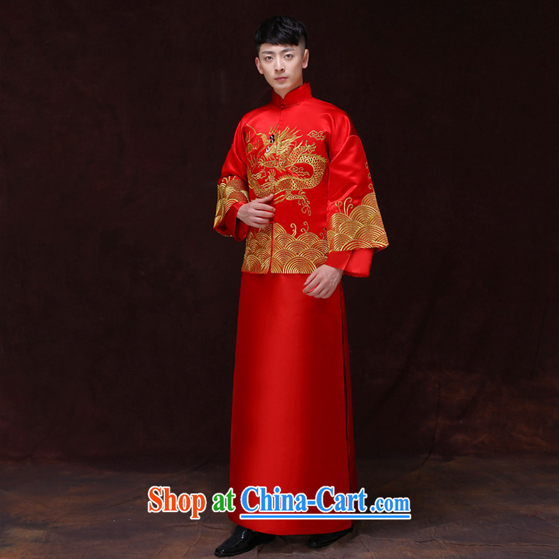 Miss CHOY So-yuk-Ki-su Wo service men's clothing Chinese wedding clothes costumes show reel service men's wedding dress red groom clothing eschewed Chinese clothing a S, Miss CHOY So-yuk-ki, shopping on the Internet