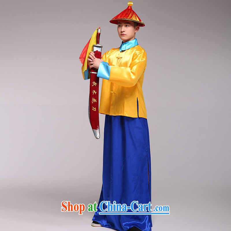 Time Syria during the Qing Dynasty costumes clothing officers and soldiers serving soldiers Wong eschewed the military bodyguards costumed soldiers Eunuchs in the bodyguards costumes small imperial army, costumed detective white adult, 160 - 175 CM, time,