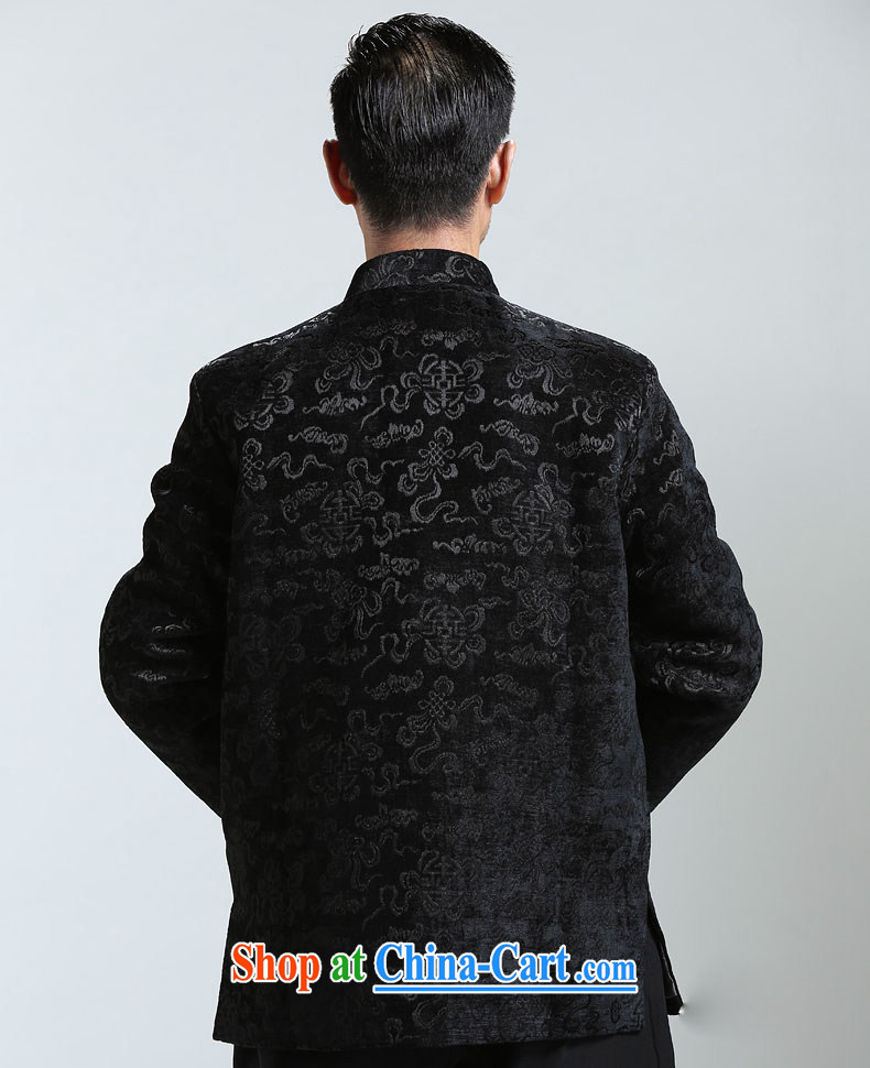 Products HUNNZ 2015 New Men's classical Chinese style Chinese elderly in long-sleeved sweater jacket Chinese male brown XXXXL pictures, price, brand platters! Elections are good character, the national distribution, so why buy now enjoy more preferential! Health