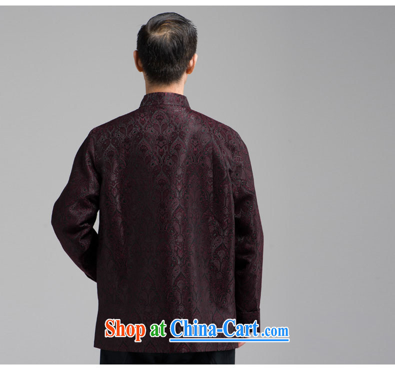 Products HUNNZ New Classic embroidery Chinese Tang in older men, long-sleeved clothing jacket, for the buckle and deep blue XXXXL pictures, price, brand platters! Elections are good character, the national distribution, so why buy now enjoy more preferential! Health