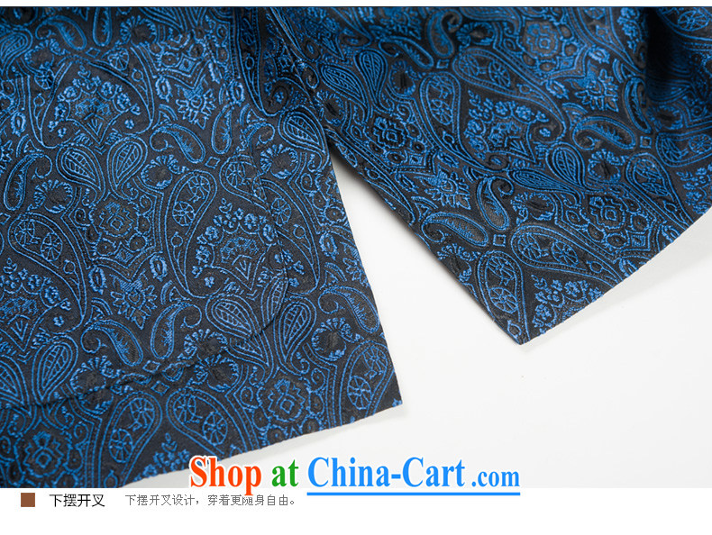 Products HUNNZ New Classic embroidery Chinese Tang in older men, long-sleeved clothing jacket, for the buckle and deep blue XXXXL pictures, price, brand platters! Elections are good character, the national distribution, so why buy now enjoy more preferential! Health