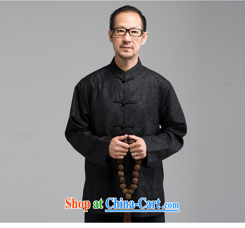 name brands in HUNNZ older men's long-sleeved-tie, for Chinese China wind stage with his father had black XXXXL pictures, price, brand platters! Elections are good character, the national distribution, so why buy now enjoy more preferential! Health