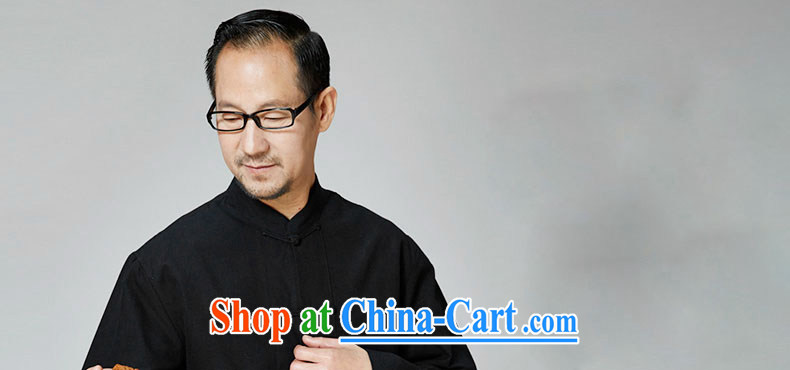 Name HANNIZI, new China wind classical Chinese old muslin-buckle up for long-sleeved solid color jacket father yellow 190 pictures, price, brand platters! Elections are good character, the national distribution, so why buy now enjoy more preferential! Health