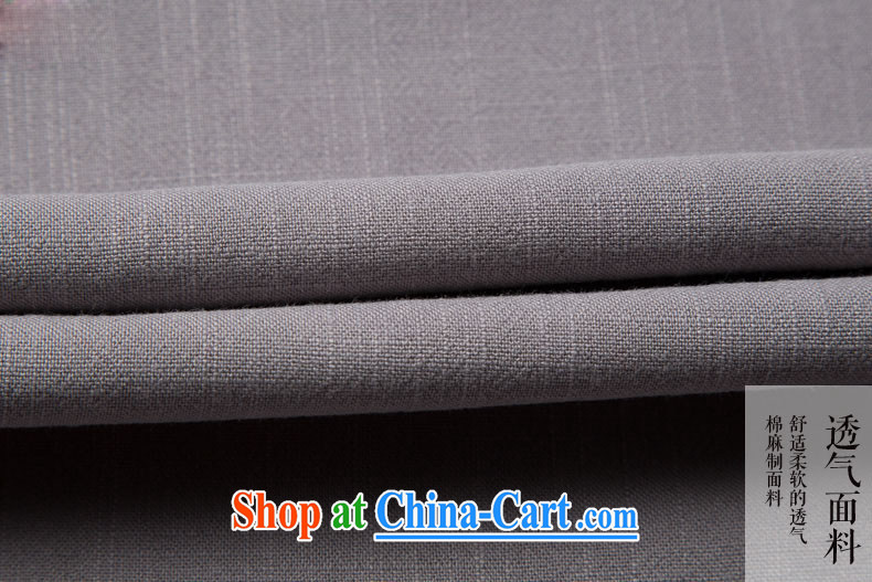 Products HUNNZ 2015 new natural linen Solid Color Lounge Chinese Chinese style classical Chinese Chinese Kung Fu shirt gray XXXXL pictures, price, brand platters! Elections are good character, the national distribution, so why buy now enjoy more preferential! Health