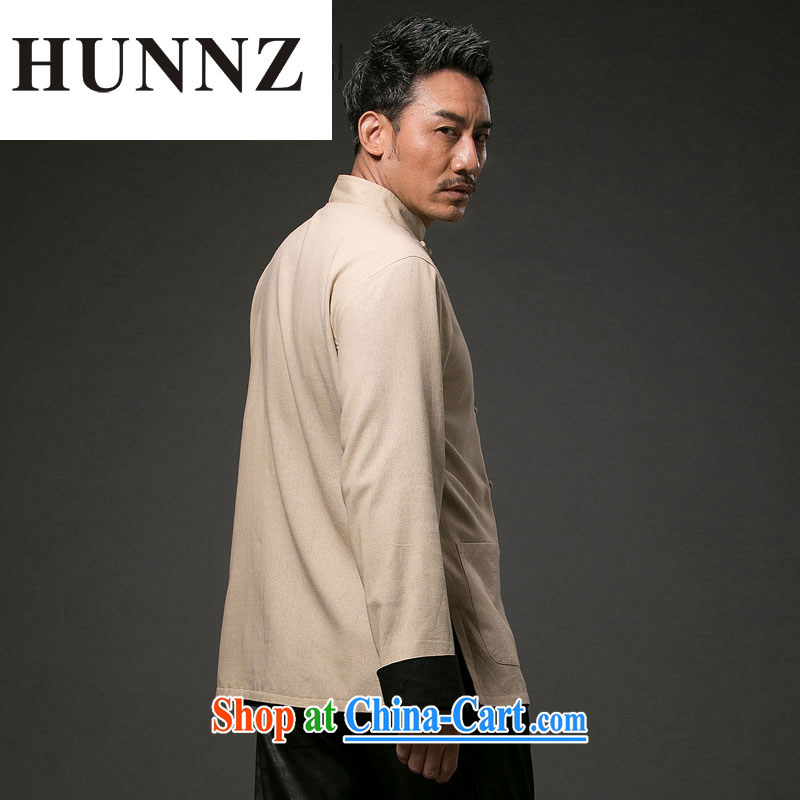Products HUNNZ China wind antique Chinese Classic beauty stylish and simple, for the charge-back and can be two-sided wear clothing and light yellow XXXXL, HUNNZ, shopping on the Internet