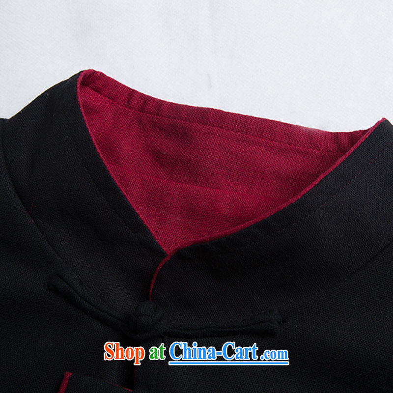 Products HANNIZI China wind antique Chinese Classic beauty stylish and simple, for the charge-back and can be two-sided wear clothing and deep red XXXXL, Korea, colorful (hannizi), online shopping