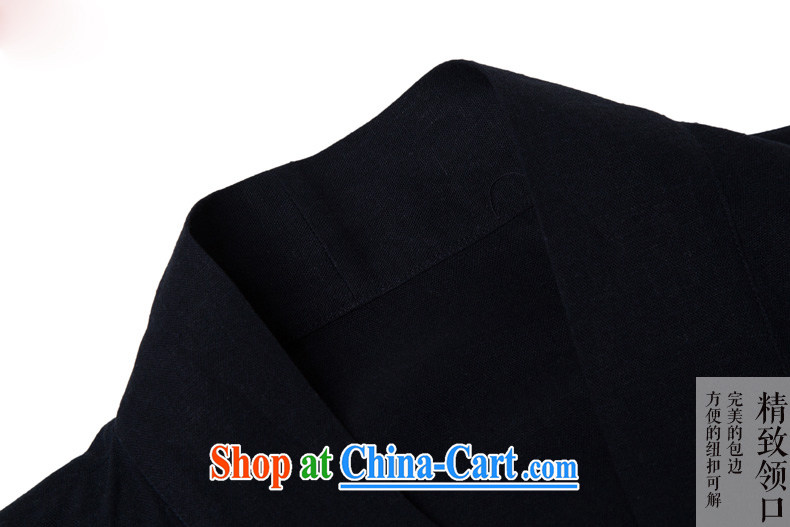 Products HANNIZI China wind natural cotton the Zen master service classical Chinese Han-liberal spiritual cynosure serving serving wise dark blue XL pictures, price, brand platters! Elections are good character, the national distribution, so why buy now enjoy more preferential! Health