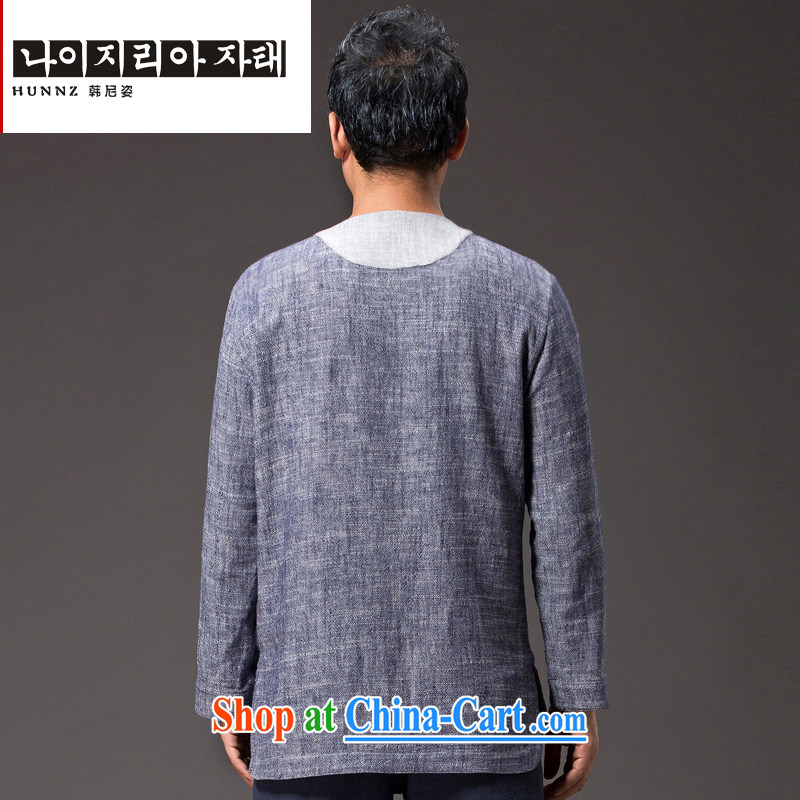 Products HANNIZI new retro China wind men Tang with loose cotton the hermit cynosure serving tray for casual male gray XXXXL, Korea, colorful (hannizi), shopping on the Internet