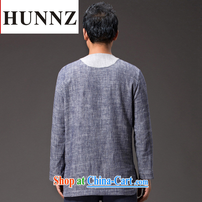 Products HUNNZ new retro China wind men Tang with loose cotton the hermit cynosure serving tray for casual male gray XXXXL, HUNNZ, shopping on the Internet