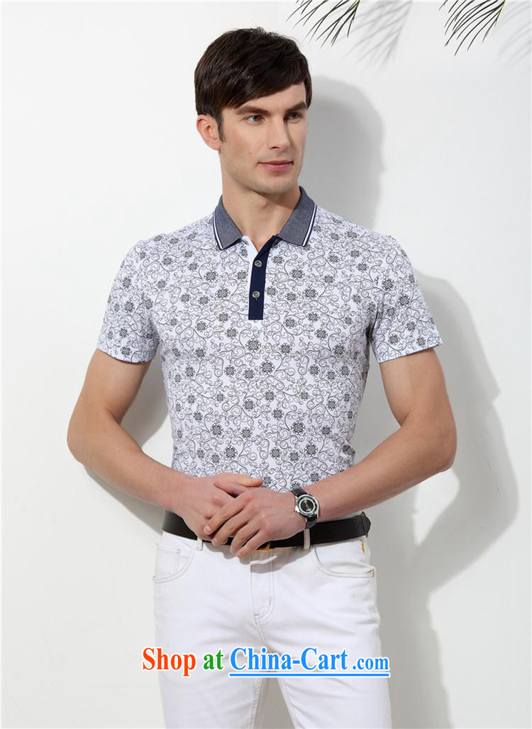 2015 summer new stamp lapel T pension 100 solid ground shirt leisure middle-aged short-sleeved lapel men's black 54 pictures, price, brand platters! Elections are good character, the national distribution, so why buy now enjoy more preferential! Health