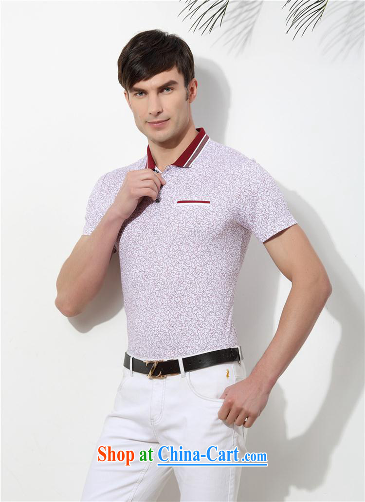 Summer new stamp lapel T pension 100 solid ground T-shirt casual middle-aged short-sleeved lapel Male Red 55 pictures, price, brand platters! Elections are good character, the national distribution, so why buy now enjoy more preferential! Health