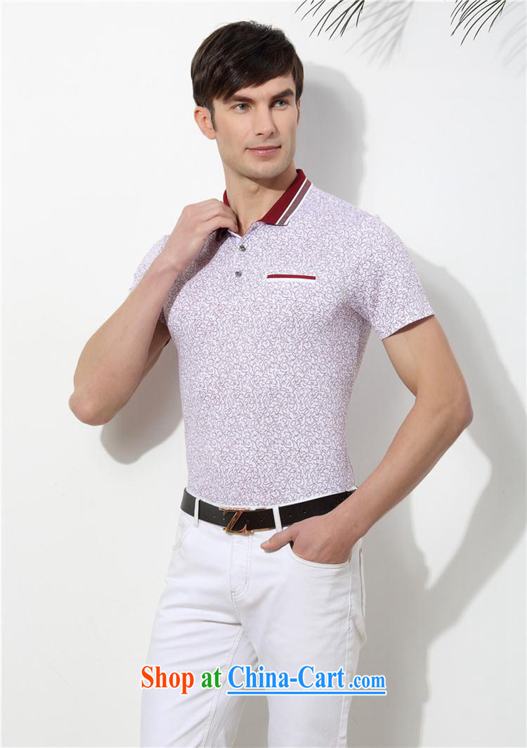 Summer new stamp lapel T pension 100 solid ground T-shirt casual middle-aged short-sleeved lapel Male Red 55 pictures, price, brand platters! Elections are good character, the national distribution, so why buy now enjoy more preferential! Health