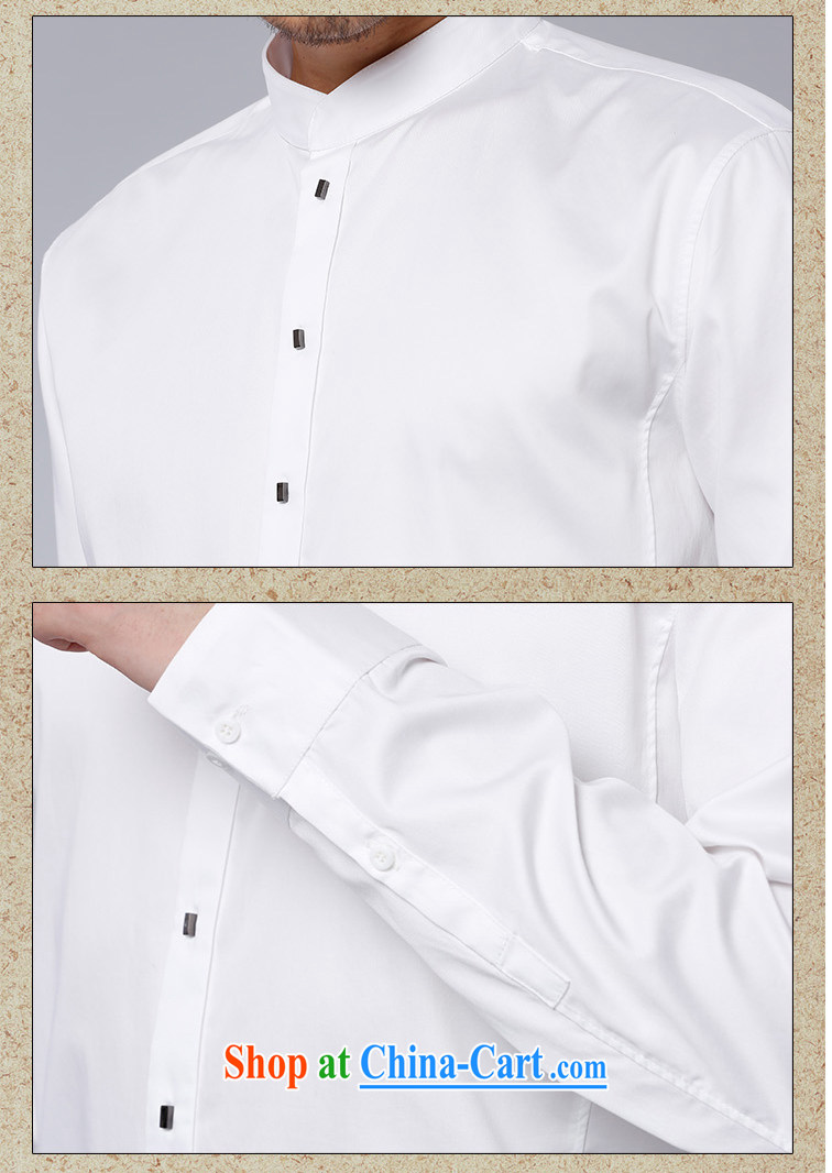 To Kowloon Tong with autumn 2015 New China wind men's cotton casual long-sleeved T-shirt 15,176 white white 50 pictures, price, brand platters! Elections are good character, the national distribution, so why buy now enjoy more preferential! Health