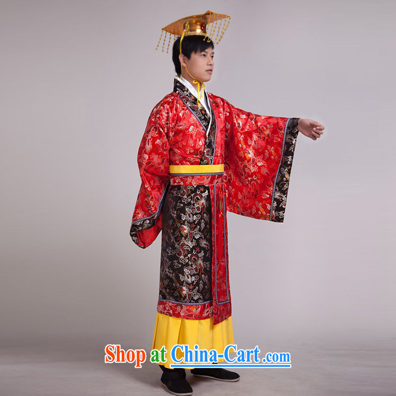 Time his adult costumes uniforms clothing Minister minister prince serving uniform ancient officials and Han-red adult, 160 - 175 CM pictures, price, brand platters! Elections are good character, the national distribution, so why buy now enjoy more preferential! Health
