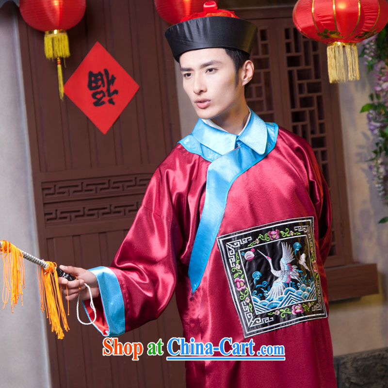 Time Syrian costumes clothing and dress in Qing Dynasty eunuch zombie clothing 10,000 Halloween costume show service bodyguards serving minister Qing dynasty clothing dark blue adult, 160 - 175 CM pictures, price, brand platters! Elections are good character, the national distribution, so why buy now enjoy more preferential! Health
