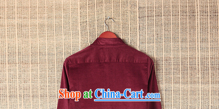 Dan Jie Shi 2015 New National wind leisure shirt long-sleeved male and antique Chinese autumn replace leisure fashion China wind-tie shirt autumn and winter with the Tibetan cyan L pictures, price, brand platters! Elections are good character, the national distribution, so why buy now enjoy more preferential! Health
