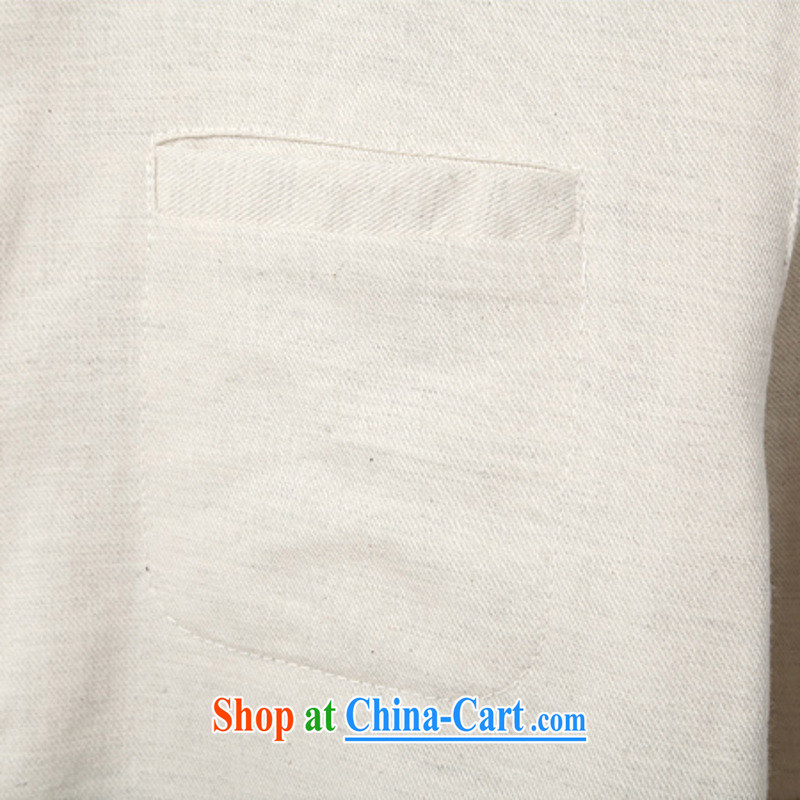 Dan Jie Shi 2015 New National wind men casual shirt stylish and comfortable white L, Dan Jie Shi (DAN JIE SHI), and shopping on the Internet
