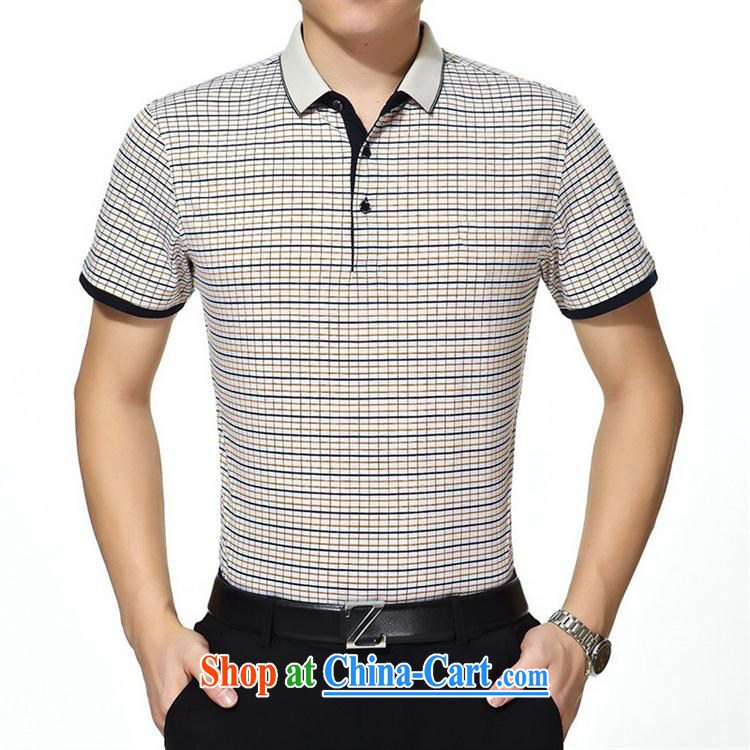 Summer men's short sleeved T-shirt new, middle-aged men's floral leisure shirt men's shirts men's blue 170 pictures, price, brand platters! Elections are good character, the national distribution, so why buy now enjoy more preferential! Health