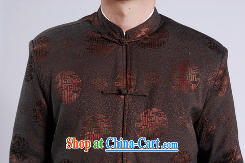 An Jing men's jackets thicken the cotton tang on the lint-free cloth Chinese men's long-sleeved jacket Chinese Dragon Chinese T-shirt wine red XXXL pictures, price, brand platters! Elections are good character, the national distribution, so why buy now enjoy more preferential! Health