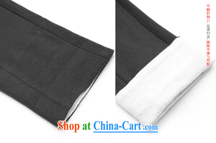 Fujing Qipai Tang original China wind national clothing linen men's long-sleeved Tang jackets autumn retro-tie men's T-shirt cotton the improved load green XL pictures, price, brand platters! Elections are good character, the national distribution, so why buy now enjoy more preferential! Health