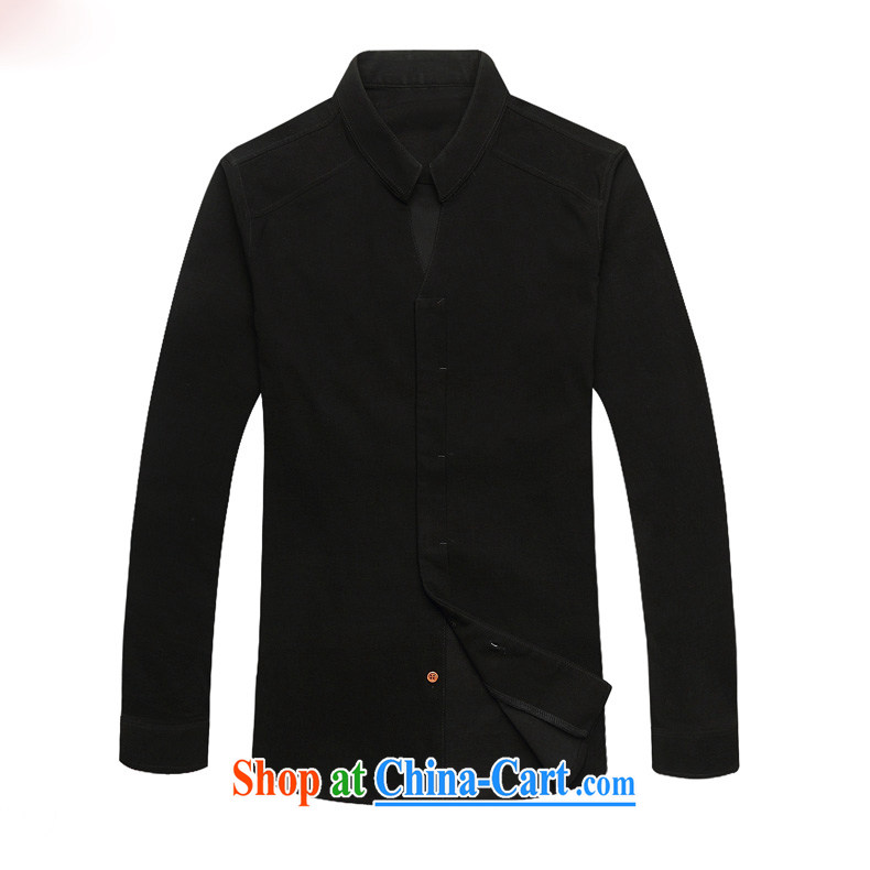 Products HANNIZI China wind shirt men's linen solid-colored long-sleeved style China wind Chinese T-shirt Ethnic Wind men's black XXXL too small a picture, price, brand platters! Elections are good character, the national distribution, so why buy now enjoy more preferential! Health