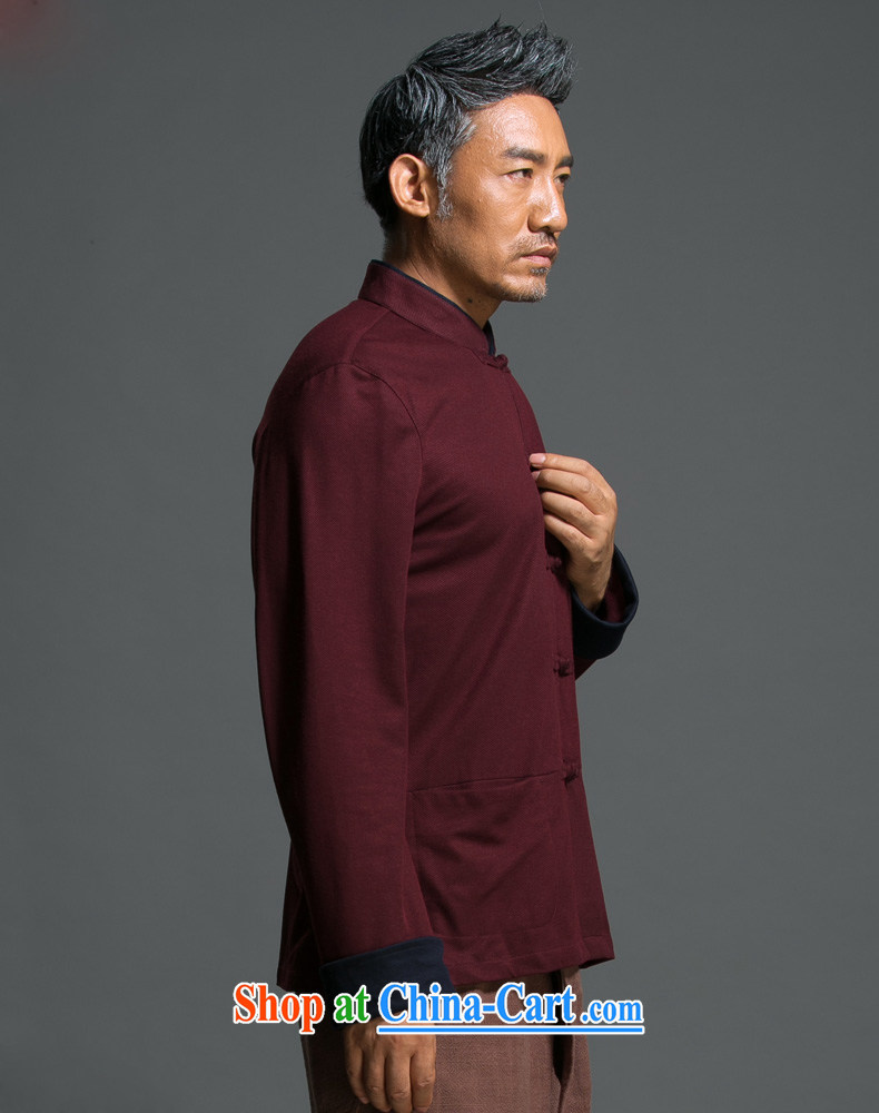 Products HUNNZ Chinese Wind and loose long-sleeved Chinese male Chinese, for national wind-tie jacket improved Han-dark red XXL pictures, price, brand platters! Elections are good character, the national distribution, so why buy now enjoy more preferential! Health