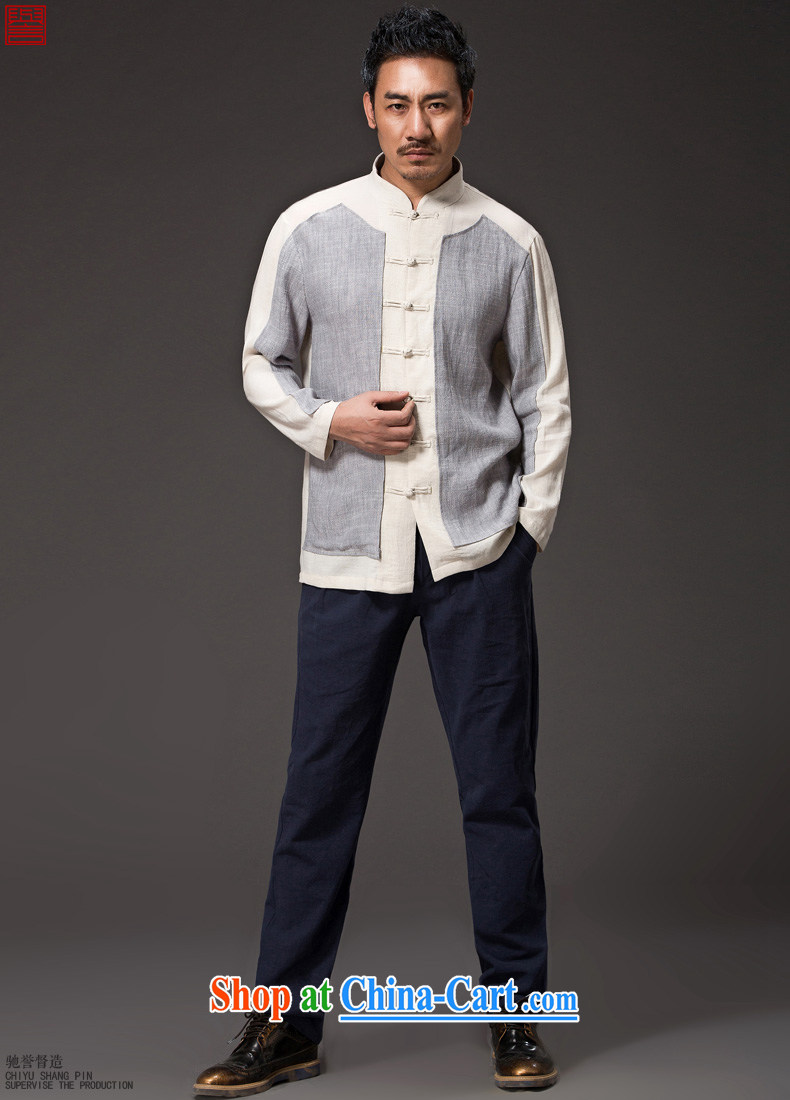 Internationally renowned Chinese clothing Chinese wind men Tang jackets fall, men's linen shirt loose long-sleeved cotton shirt the Commission, served national dark gray 4 XL pictures, price, brand platters! Elections are good character, the national distribution, so why buy now enjoy more preferential! Health