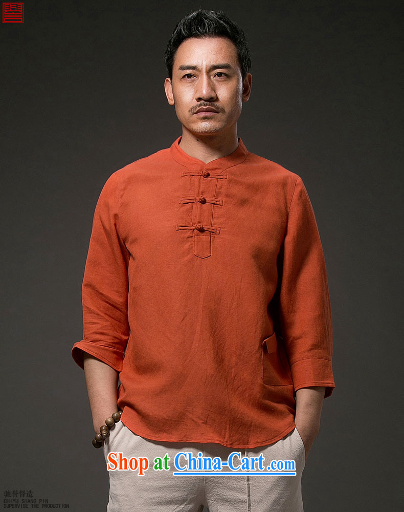 Internationally renowned Chinese clothing summer Ethnic Wind men's short-sleeved shirt T flax, for Chinese Chinese cotton shirt the 20,157 of the cuff 4 sky XL pictures, price, brand platters! Elections are good character, the national distribution, so why buy now enjoy more preferential! Health