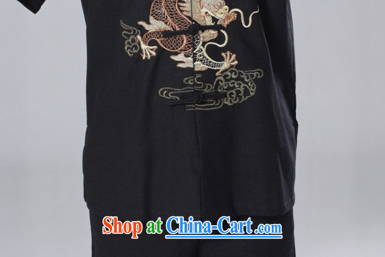 The frequency response in older Chinese men and summer, cotton for the Chinese Tai Chi clothing men's short-sleeve packaged the code men's kung fu Kit black XXXL pictures, price, brand platters! Elections are good character, the national distribution, so why buy now enjoy more preferential! Health