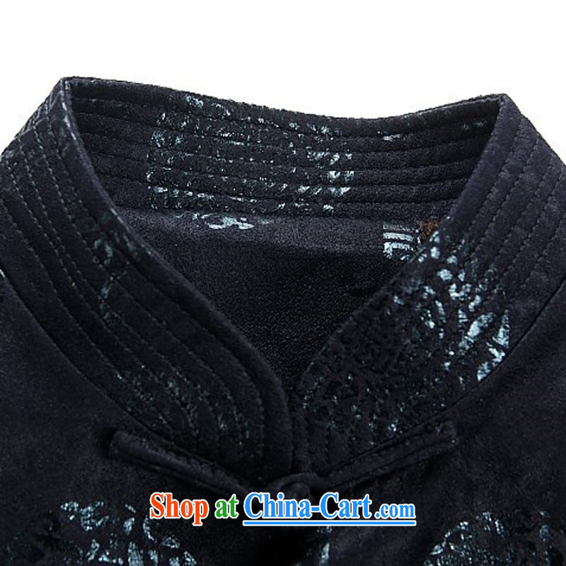 Putin's European winter male Chinese jacket loose long-sleeved thick cotton Chinese male blue XXXL/190, Beijing (JOE OOH), shopping on the Internet