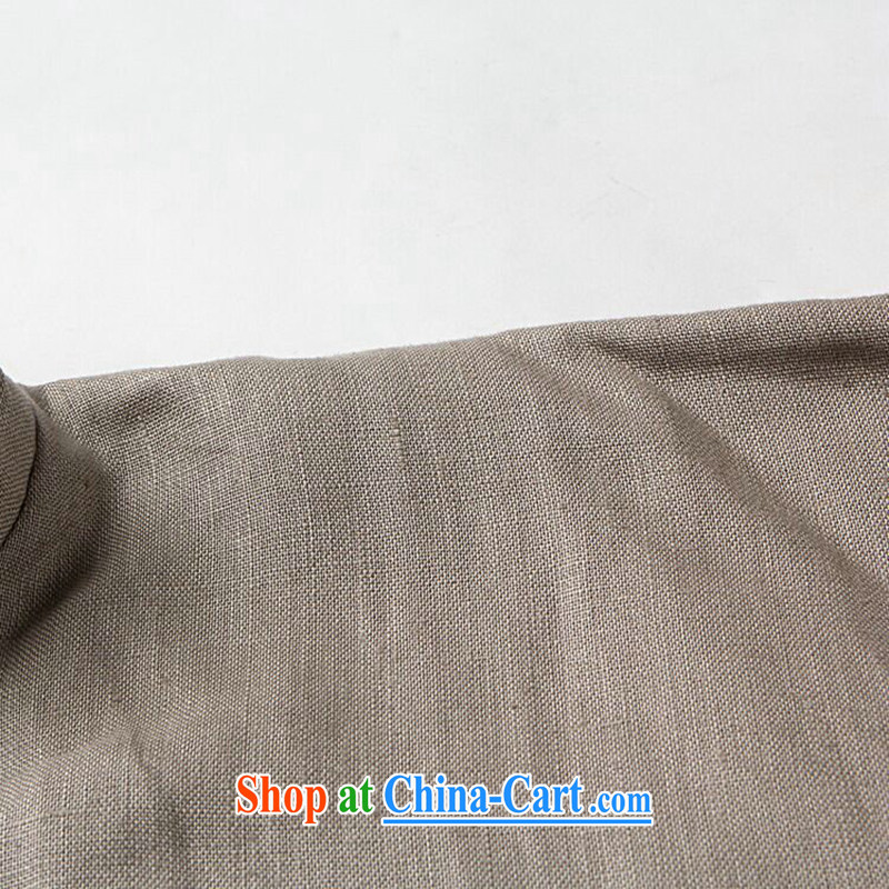 Take the linen men's Chinese package China wind shirt, for Chinese Antique Han-smock Tai Chi uniforms Kung Fu T-shirt - 4 2 XL, figure, and shopping on the Internet