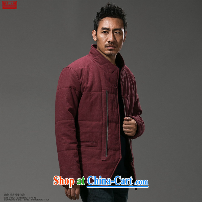 Internationally renowned Chinese clothing Chinese wind men's linen quilted coat thick male, for Chinese cotton suit Chinese parka brigades